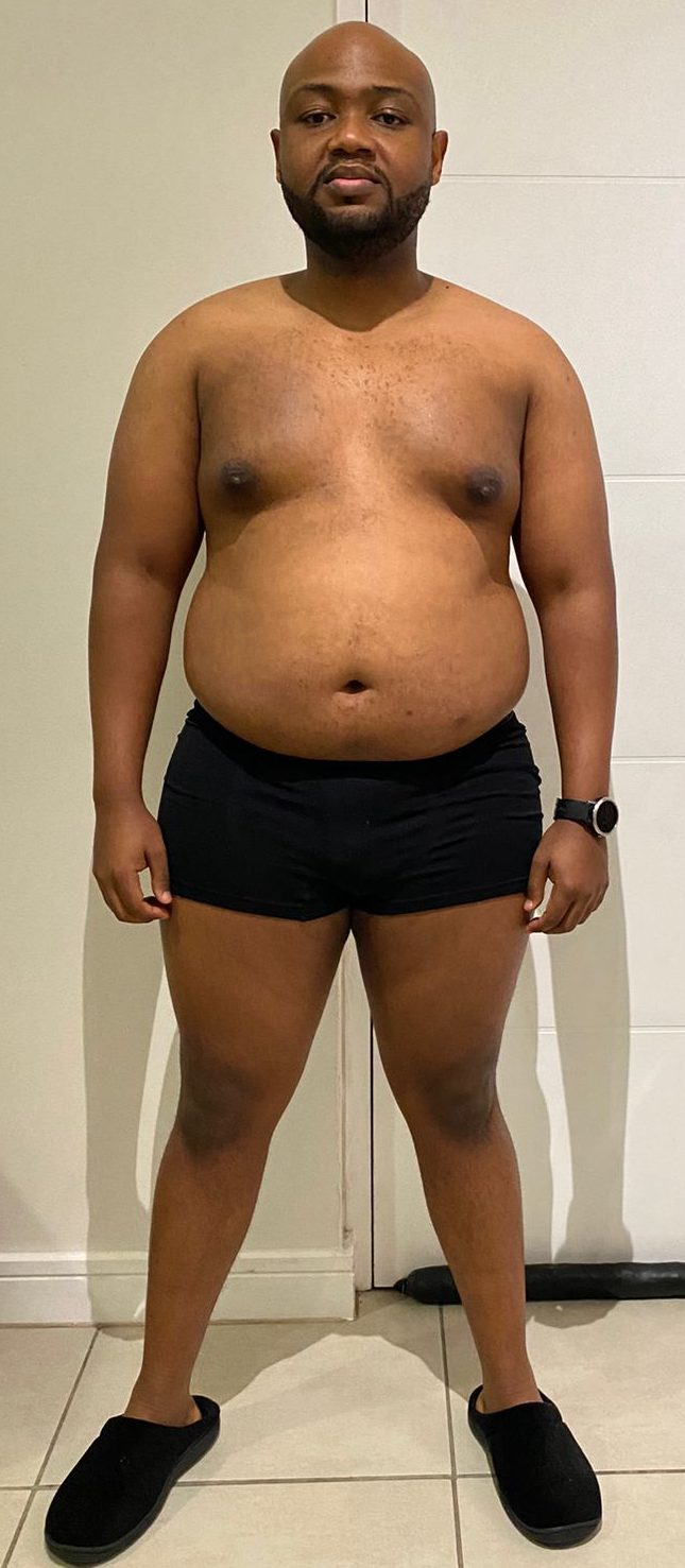 Andile before