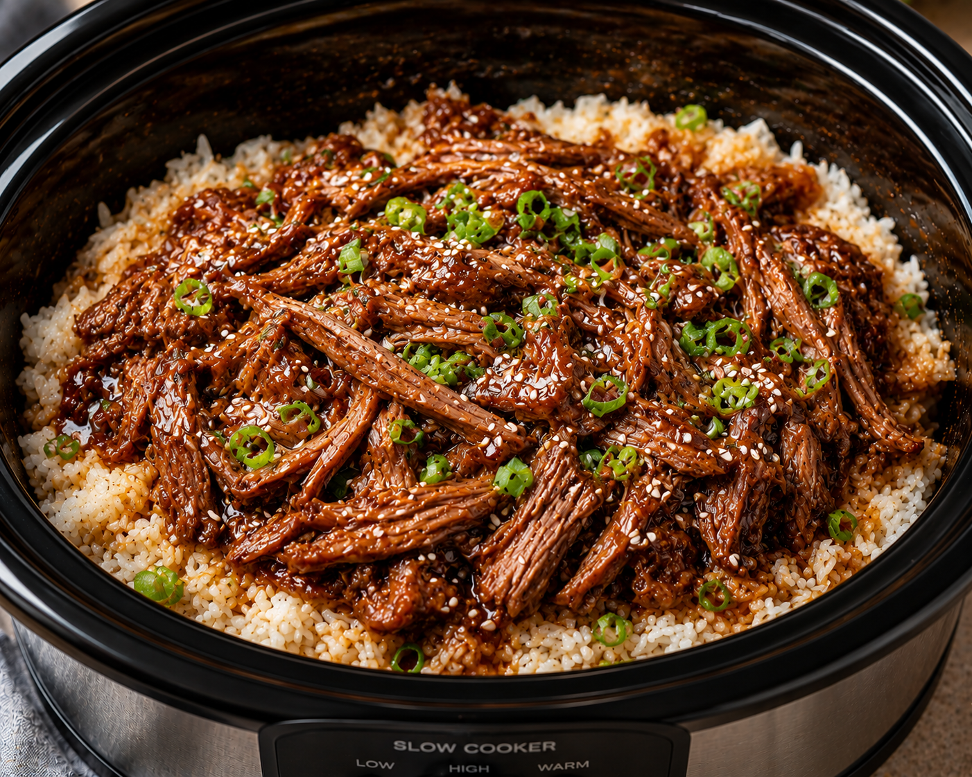 Honey-Garlic Shredded Brisket Bowls